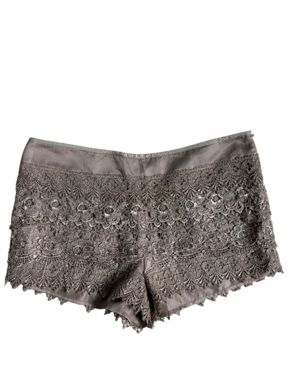 NWT Sans Souci Lace Shorts (Tan) - Large